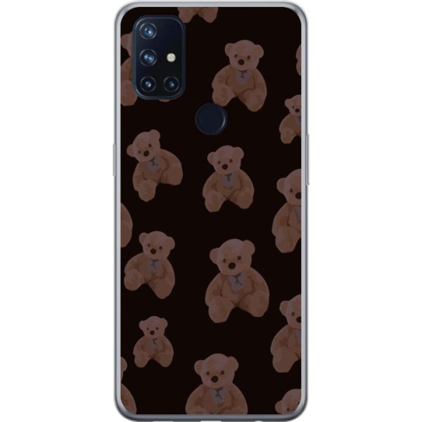 OnePlus Nord N10 5G Gennemsigtig cover En bjørn flere bjørne