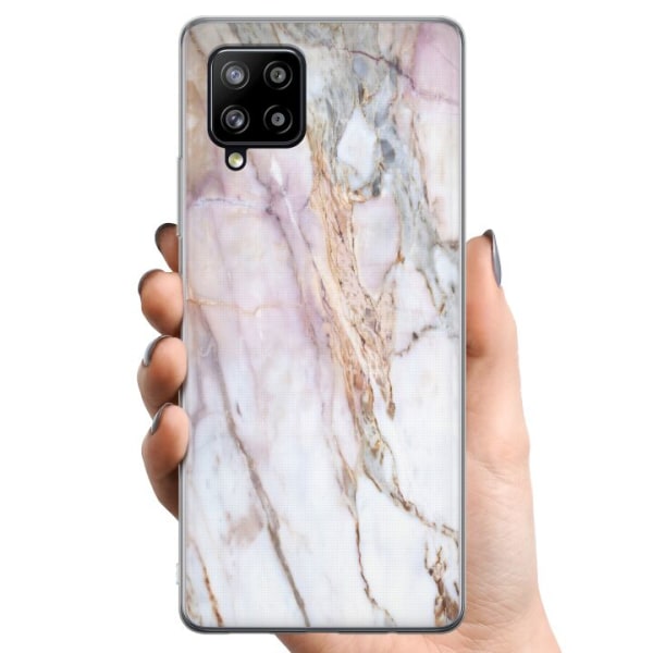 Samsung Galaxy A42 5G TPU Mobildeksel Marmor