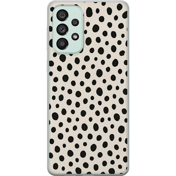 Samsung Galaxy A73 5G Läpinäkyvä kuori Dot Dance