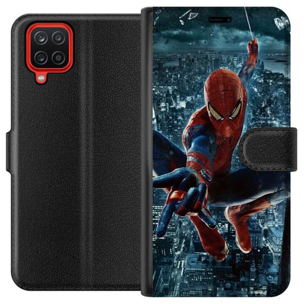 Kompatibel Tegnebogsetui til Samsung Galaxy A12 Spiderman