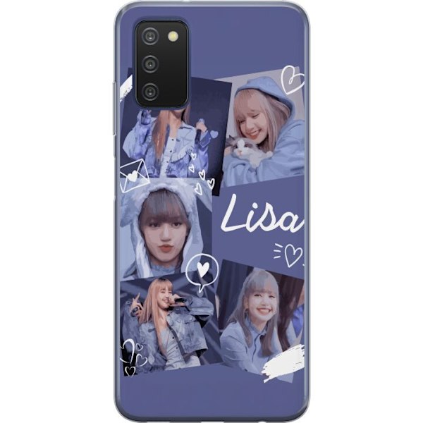 Samsung Galaxy A03s Gennemsigtig cover Lisa Blackpink – Aesthetic K-pop Queen
