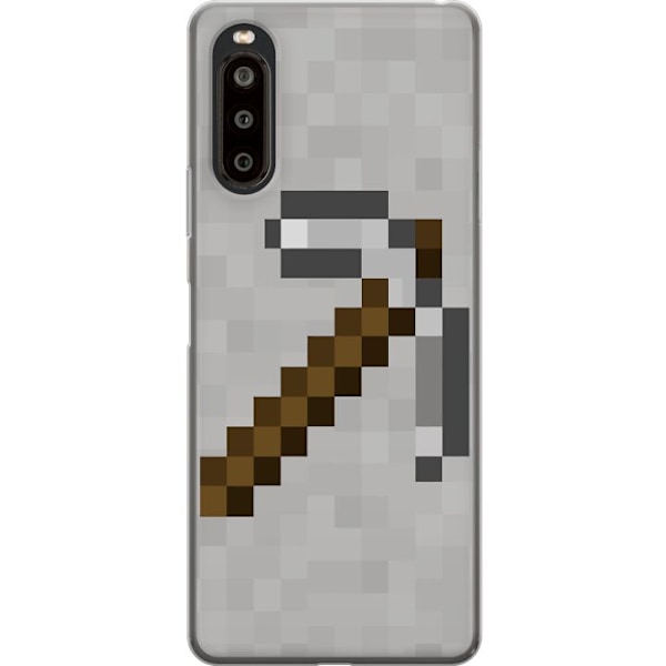Sony Xperia 10 II Genomskinligt Skal Minecraft Tools