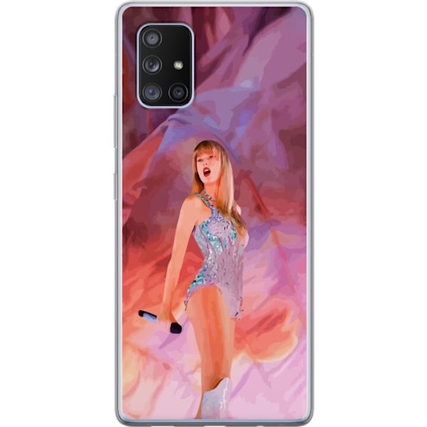 Samsung Galaxy A71 5G Genomskinligt Skal Taylor Swift