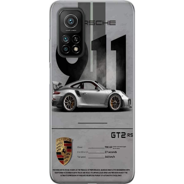 Xiaomi Mi 10T Pro 5G Gennemsigtig cover Porsche 911