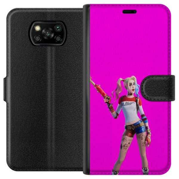 Xiaomi Poco X3 NFC Lommeboketui Fortnite - Harley Quinn