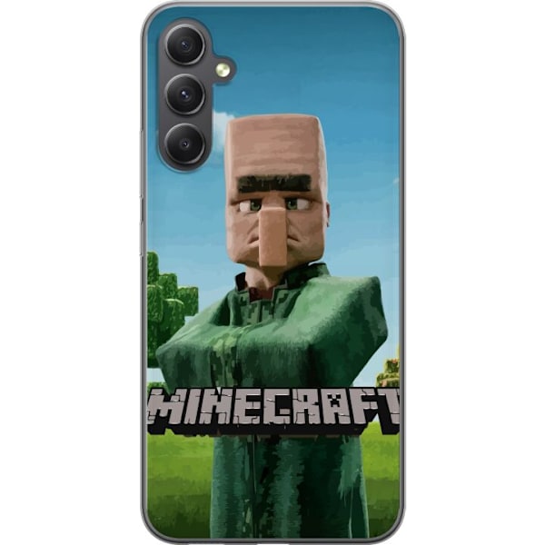 Samsung Galaxy A15 5G Läpinäkyvä kuori A Minecraft Movie