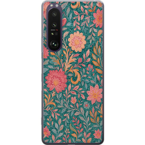 Sony Xperia 1 III Gjennomsiktig deksel Floral Dream