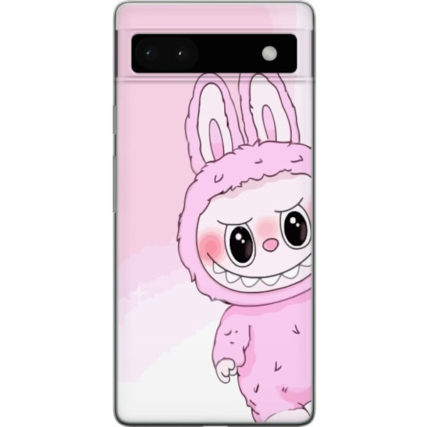 Google Pixel 6a Läpinäkyvä kuori Labubu Jänis-sarja