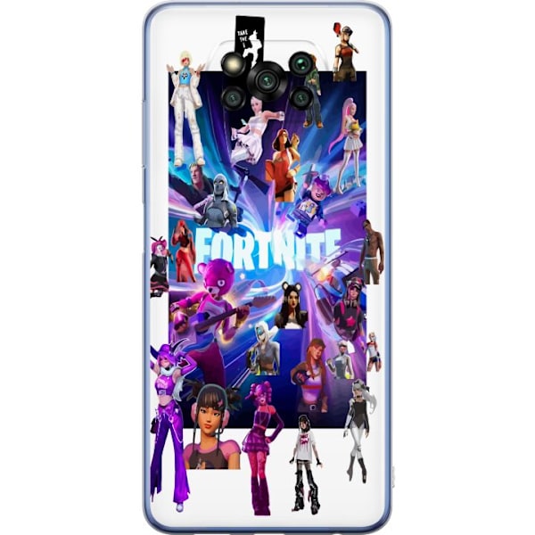 Xiaomi Poco X3 Pro Gjennomsiktig deksel Fortnite