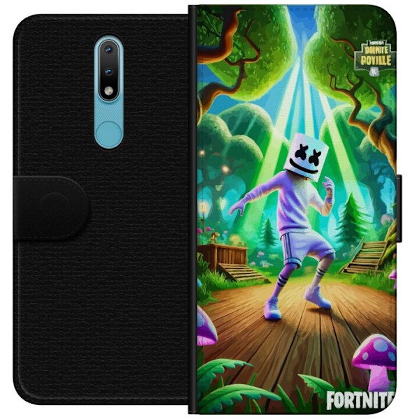 Nokia 2.4 Lompakkokotelo Fortnite