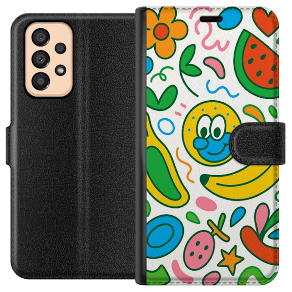 Samsung Galaxy A33 5G Plånboksfodral Butterfly Veil