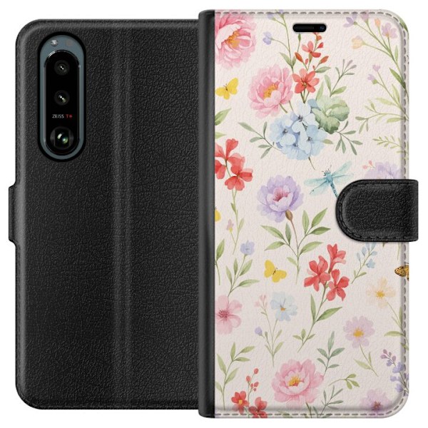 Sony Xperia 5 III Plånboksfodral Blommor
