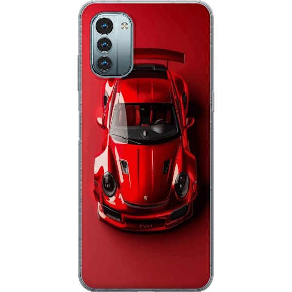 Nokia G11 Läpinäkyvä kuori Porsche