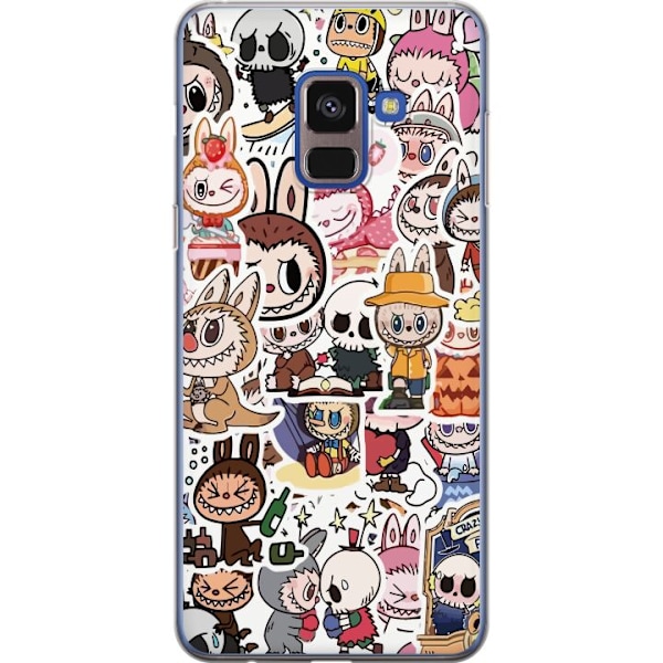 Samsung Galaxy A8 (2018) Läpinäkyvä kuori Labubu All-Stars