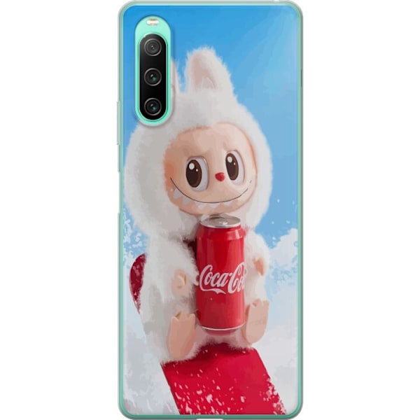 Sony Xperia 10 IV Läpinäkyvä kuori Labubu Summer Edition