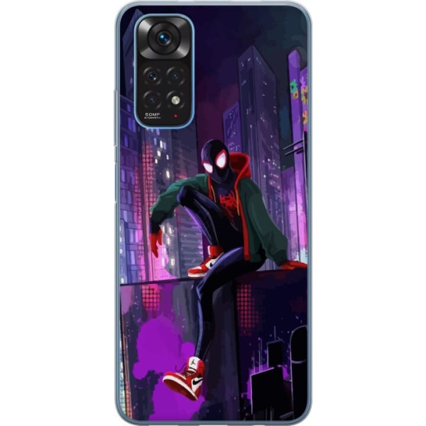 Xiaomi Redmi Note 11 Gennemsigtig cover Fortnite - Spider-Man
