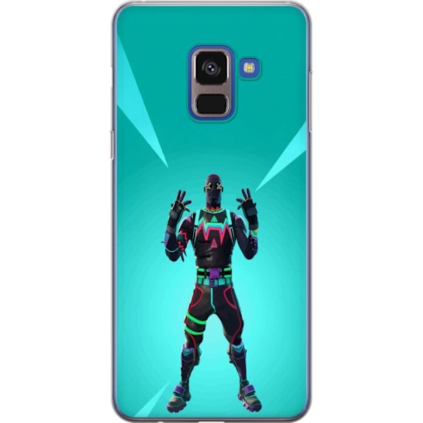 Samsung Galaxy A8 (2018) Genomskinligt Skal black knight fortn
