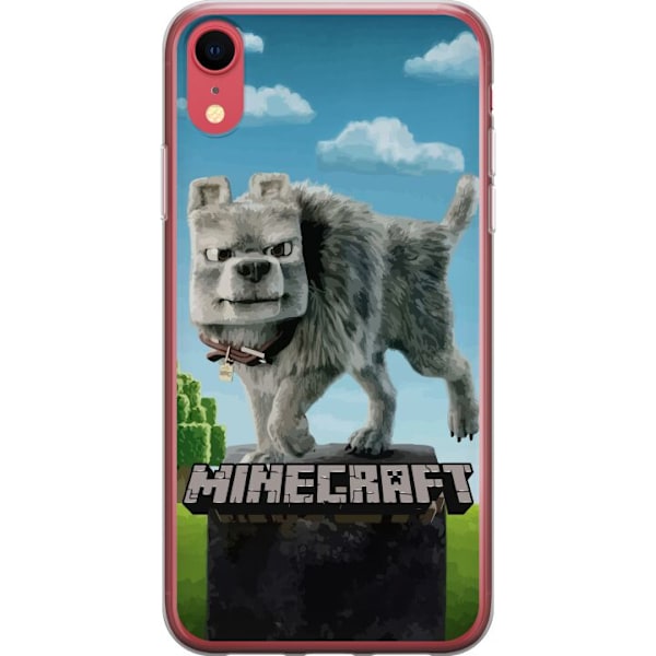 Apple iPhone XR Genomskinligt Skal A Minecraft Movie
