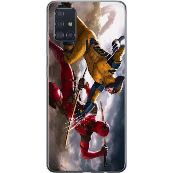 Samsung Galaxy A51 Gennemsigtig cover Wolverine Deadpool