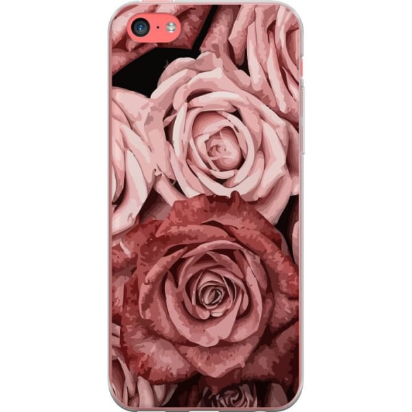Apple iPhone 5c Läpinäkyvä kuori Ruusut