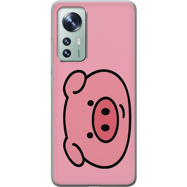 Xiaomi 12 Läpinäkyvä kuori Kawaii Piggy