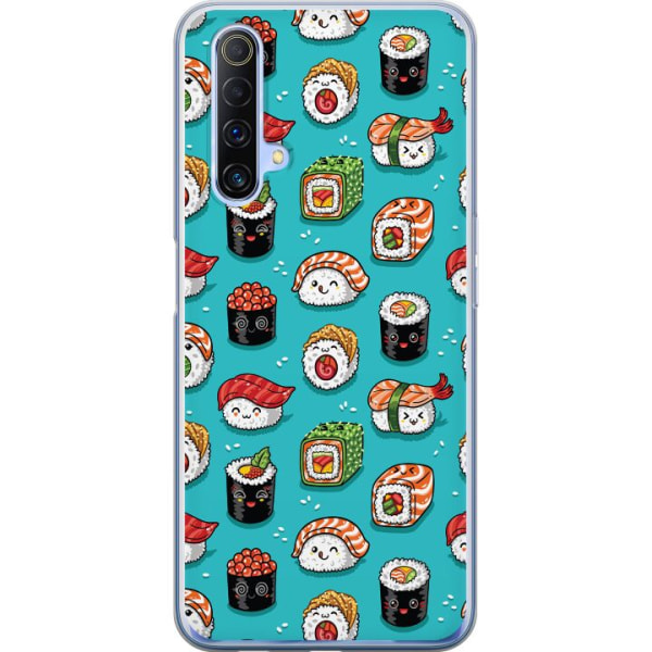 Realme X50 5G Gennemsigtig cover Sushi