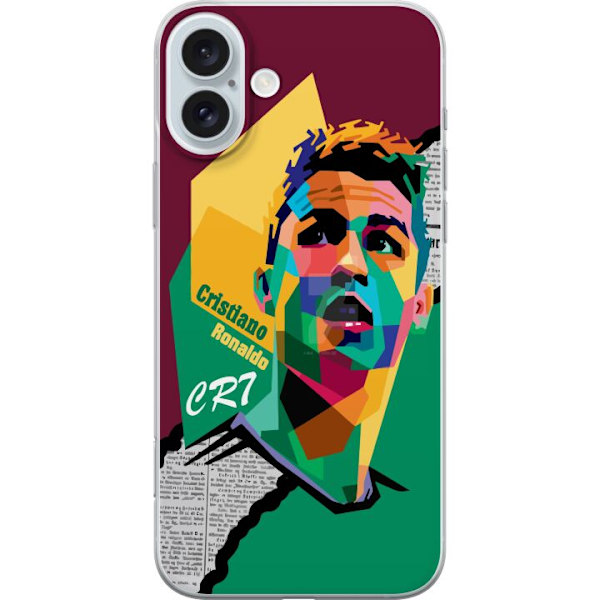 Apple iPhone 16 Plus Genomskinligt Skal Ronaldo