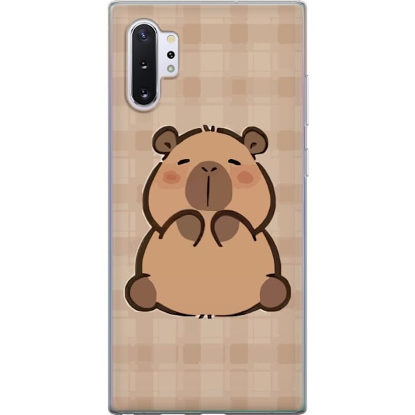 Samsung Galaxy Note10+ Läpinäkyvä kuori Mobilskal kawaii capybara flera figurer japansk stil