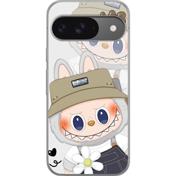 Google Pixel 9 Gennemsigtig cover Labubu Minimal Mood - Enkel