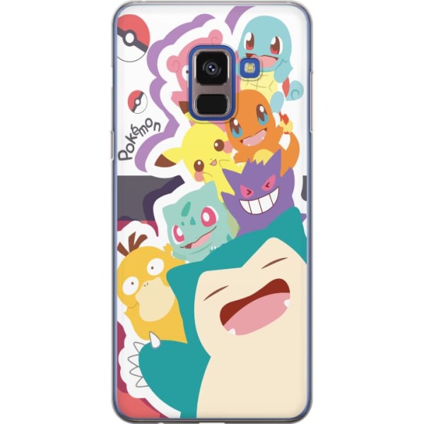 Samsung Galaxy A8 (2018) Genomskinligt Skal Pokemon