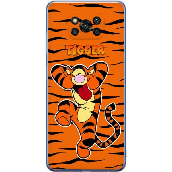 Xiaomi Poco X3 Pro Gennemsigtig cover Tiger