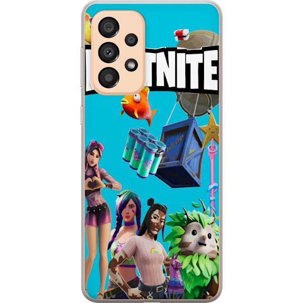 Samsung Galaxy A33 5G Gennemsigtig cover Fortnite