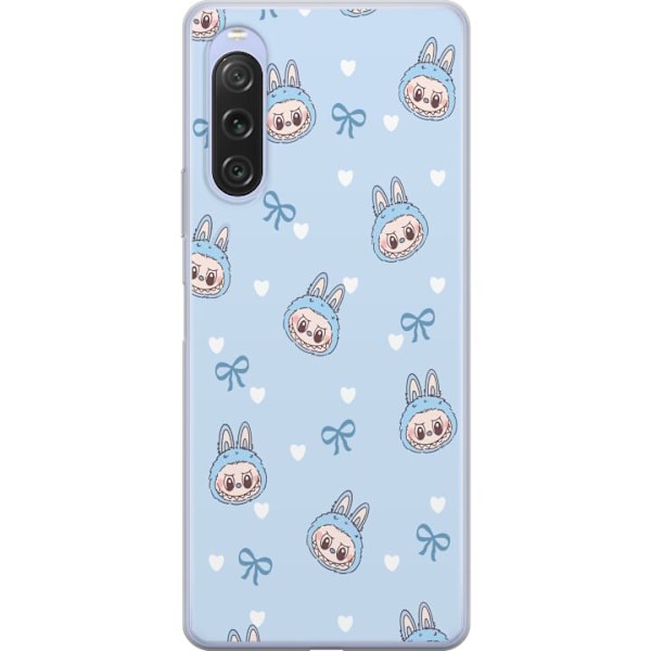 Sony Xperia 10 V Läpinäkyvä kuori Labubu Tuli Henki