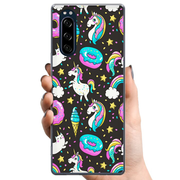 Sony Xperia 5 TPU Mobilskal Unicorn