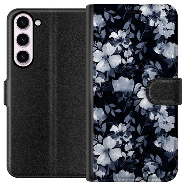 Kompatibelt Plånboksfodral till Samsung Galaxy S23+ Blommor