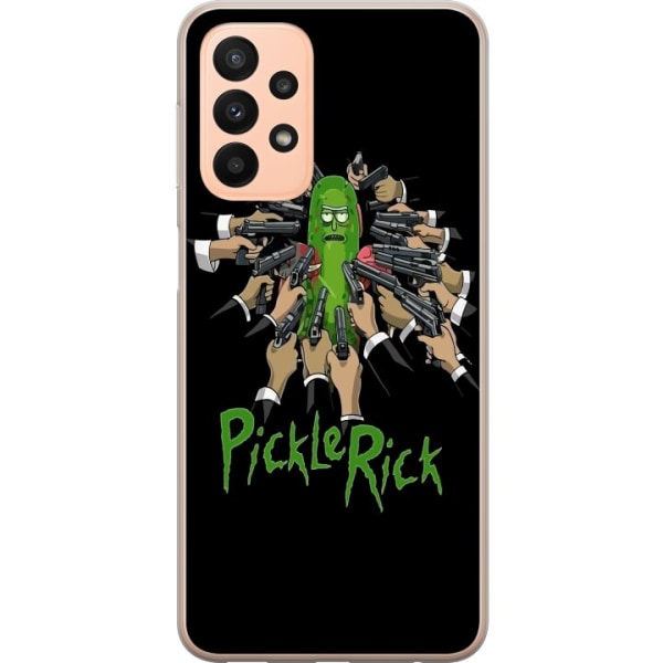 Samsung Galaxy A23 5G Gennemsigtig cover Pickle Rick