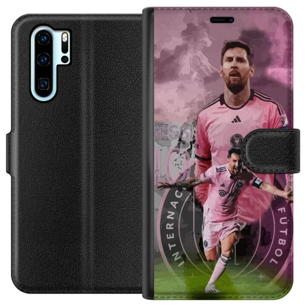 Kompatibelt Lommeboketui til Huawei P30 Pro Messi