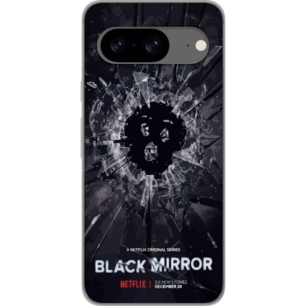 Google Pixel 8 Gennemsigtig cover Black Mirror Sci-Fi Netflix