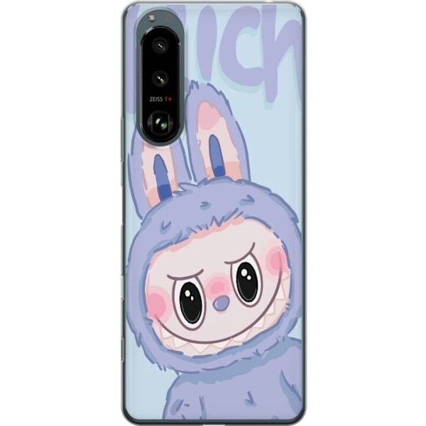 Sony Xperia 5 III Genomskinligt Skal Blue Bunny Labubu