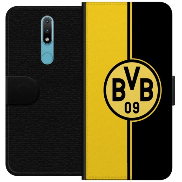 Nokia 2.4 Lommeboketui Borussia Dortmund