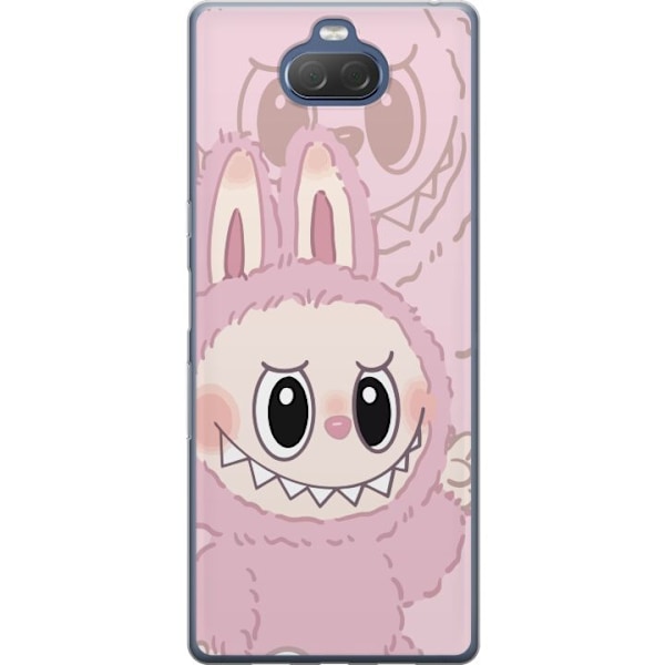Sony Xperia 10 Plus Gennemsigtig cover Labubu Floral Freak