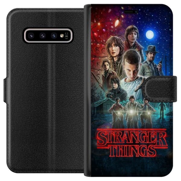 Kompatibelt Lommeboketui til Samsung Galaxy S10+ Stranger Things