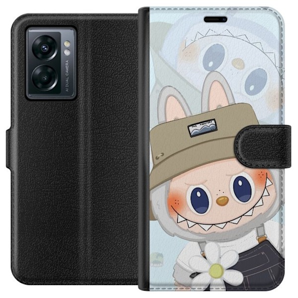 OnePlus Nord N300 Plånboksfodral Labubu med hatt – Pop Mart