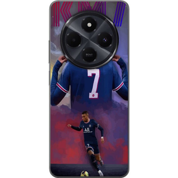 Xiaomi Redmi A4 Gennemsigtig cover MAP Fodbold Design Grafisk Mønster Moderne Sportsmotiv Trend Fodbold Populær Grafisk Stil Motiv