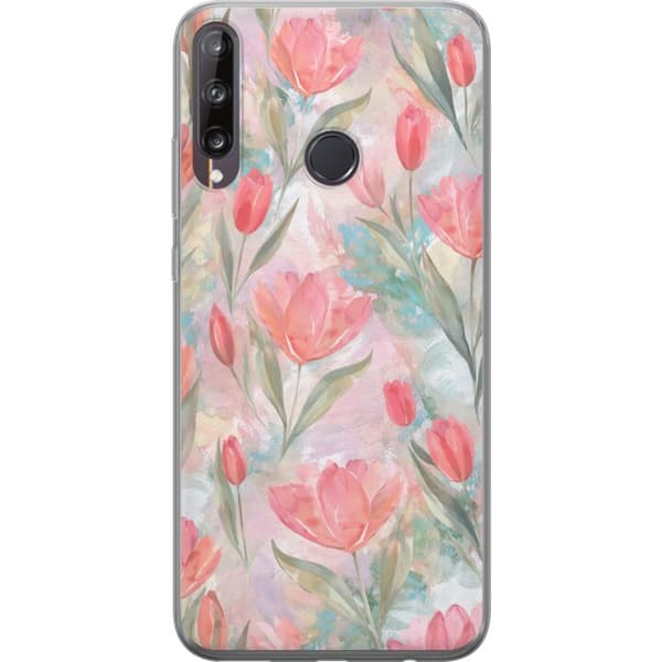 Kompatibelt Mobildeksel til Huawei P40 lite E Tulips in Bloom