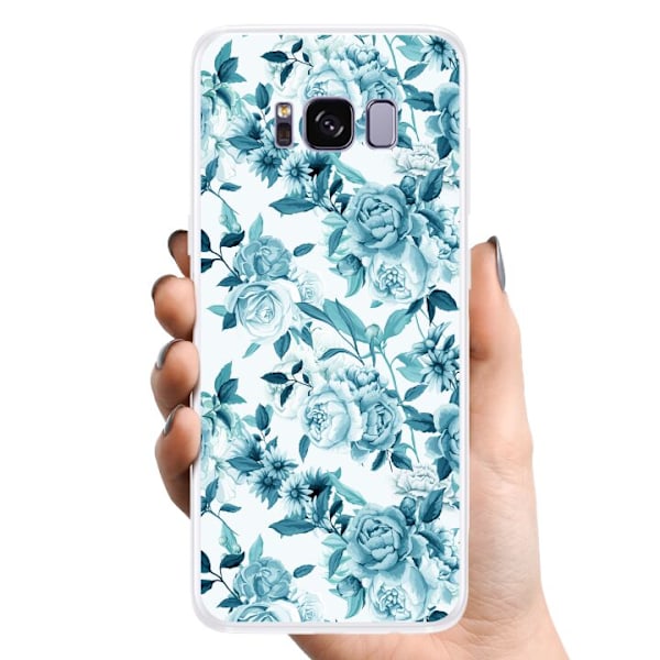 Samsung Galaxy S8 TPU Mobilskal Blommor