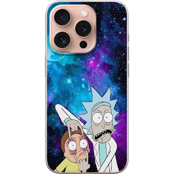 Apple iPhone 16 Pro Gjennomsiktig deksel Rick og Morty