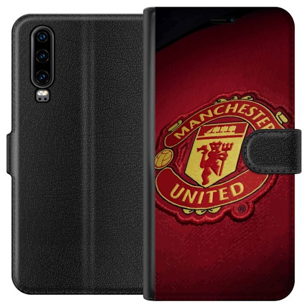 Huawei P30 Lommeboketui Manchester United FC