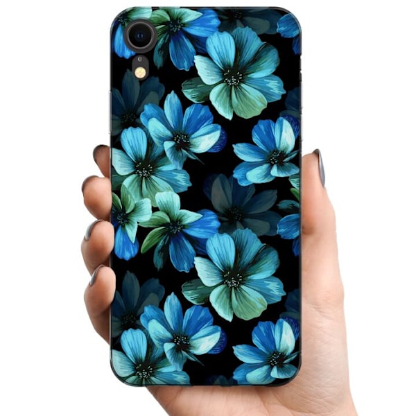 Apple iPhone XR TPU Mobildeksel Blomster