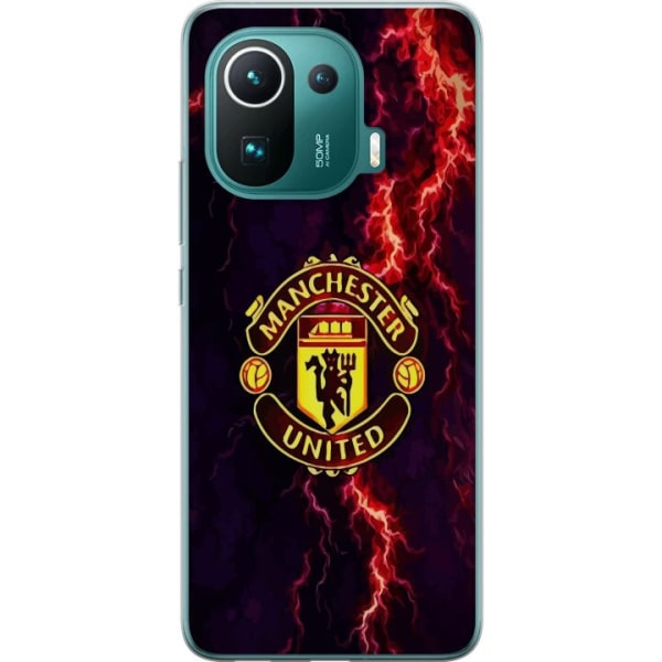 Xiaomi Mi 11 Pro Gennemsigtig cover Manchester United